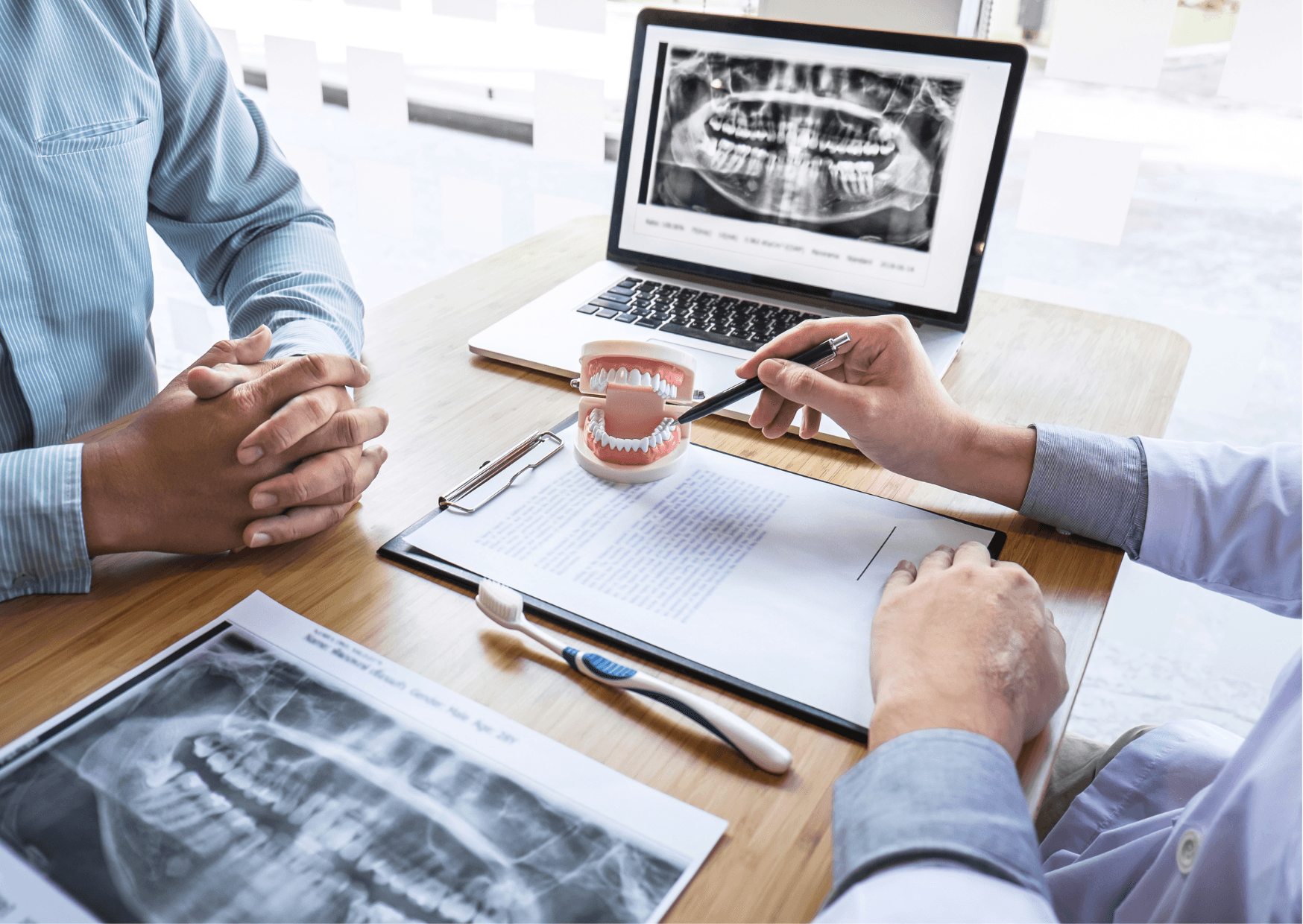 Transcription consultation dentaire IA : 1er RDV patient